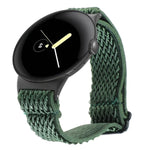 20mm 웨이브 꼬임 나일론 시계 밴드, Google Pixel Watch 4 / 3 / 2 / 1 41mm용