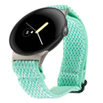 20mm 웨이브 꼬임 나일론 시계 밴드, Google Pixel Watch 4 / 3 / 2 / 1 41mm용