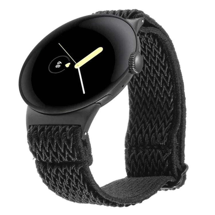 20mm 웨이브 꼬임 나일론 시계 밴드, Google Pixel Watch 4 / 3 / 2 / 1 41mm용
