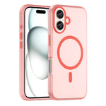 MagSafe 서리 낀 반투명 TPU + PC 풀 커버리지 휴대폰 케이스, 아이폰 16 프로용, 아이폰 16 플러스용, 아이폰 16용, 아이폰 15 프로 맥스용, 아이폰 15 프로용