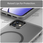 MagSafe 서리 낀 반투명 TPU + PC 풀 커버리지 휴대폰 케이스, 아이폰 12용, 아이폰 12 프로 맥스용, 아이폰 12 프로용, 아이폰 11 프로 맥스용, 아이폰 11용