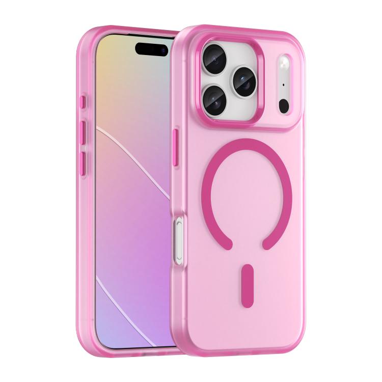 MagSafe 서리 낀 반투명 TPU + PC 풀 커버리지 휴대폰 케이스, 아이폰 17e / 16e용, 아이폰 17 프로 맥스용, 아이폰 17 프로용, 아이폰 17용, 아이폰 에어용, 아이폰 16 프로 맥스용