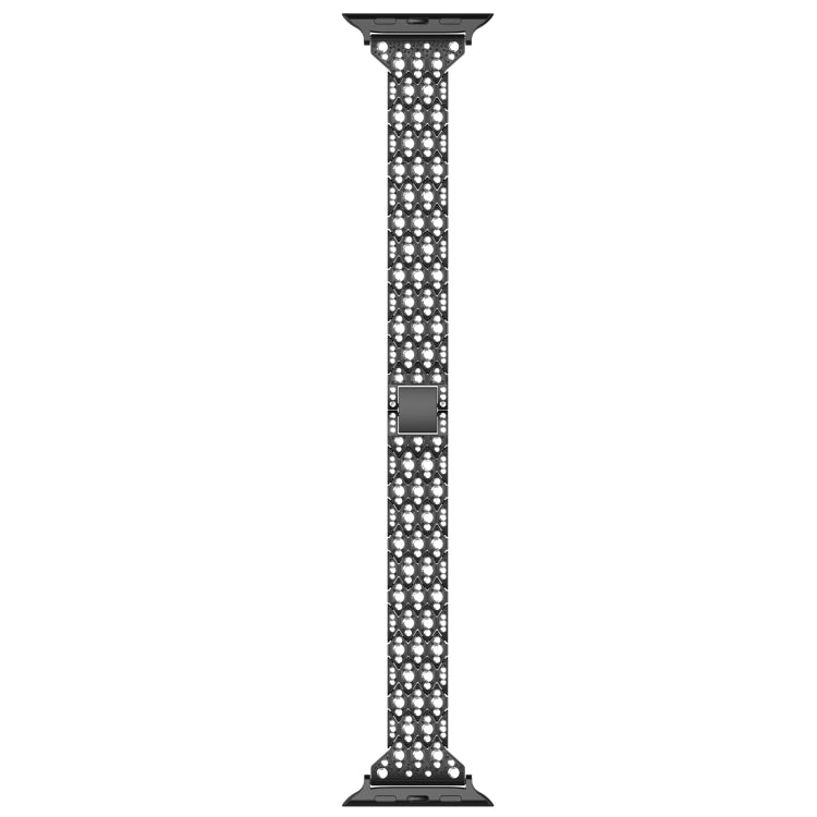Devil Eye Diamond Bracelet Metal Watch Band, For Apple Watch SE 2023 44mm, For Apple Watch SE 2023 40mm, For Apple Watch Ultra 2 49mm, For Apple Watch Series 9 45mm, For Apple Watch Series 9 41mm, For Apple Watch Ultra 49mm, For Apple Watch Series 8 41...