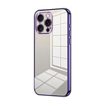 Transparent Plating Fine Hole Phone Case, For iPhone 17e / 16e, For iPhone 17 Pro Max, For iPhone 17 Pro, For iPhone 17, For iPhone Air, For iPhone 16 Pro Max