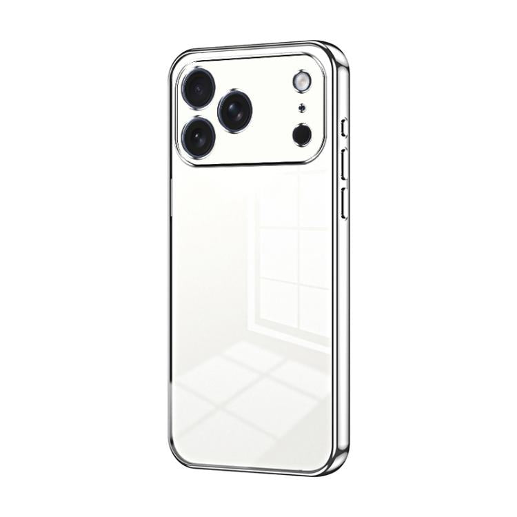 Transparent Plating Fine Hole Phone Case, For iPhone 17e / 16e, For iPhone 17 Pro Max, For iPhone 17 Pro, For iPhone 17, For iPhone Air, For iPhone 16 Pro Max