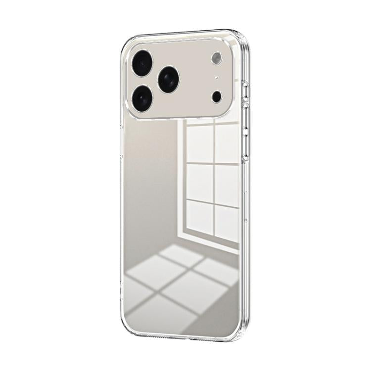 Transparent Plating Fine Hole Phone Case, For iPhone 17e / 16e, For iPhone 17 Pro Max, For iPhone 17 Pro, For iPhone 17, For iPhone Air, For iPhone 16 Pro Max