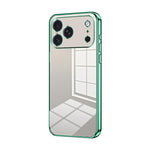 Transparent Plating Fine Hole Phone Case, For iPhone 17e / 16e, For iPhone 17 Pro Max, For iPhone 17 Pro, For iPhone 17, For iPhone Air, For iPhone 16 Pro Max