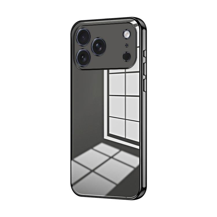 Transparent Plating Fine Hole Phone Case, For iPhone 17e / 16e, For iPhone 17 Pro Max, For iPhone 17 Pro, For iPhone 17, For iPhone Air, For iPhone 16 Pro Max