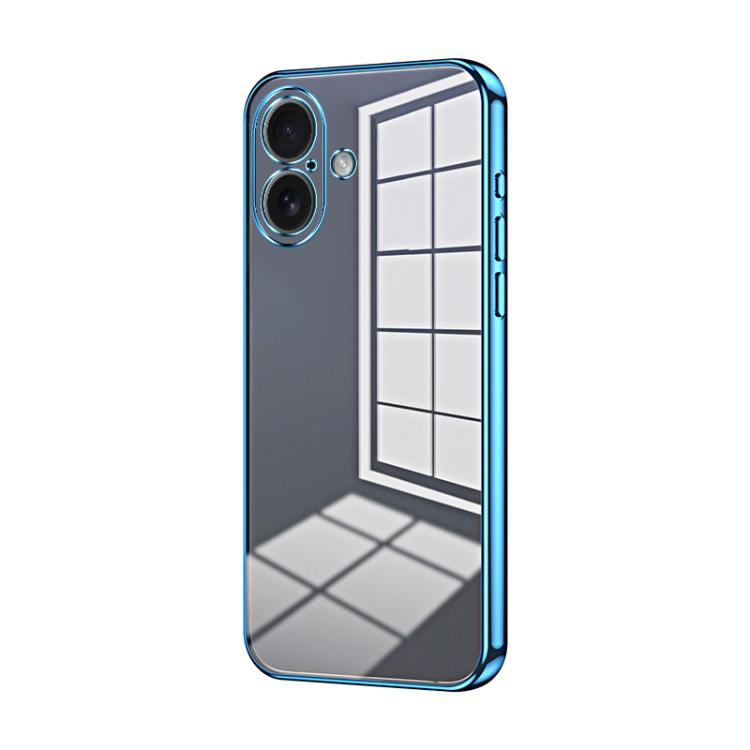 Transparent Plating Fine Hole Phone Case, For iPhone 17e / 16e, For iPhone 17 Pro Max, For iPhone 17 Pro, For iPhone 17, For iPhone Air, For iPhone 16 Pro Max
