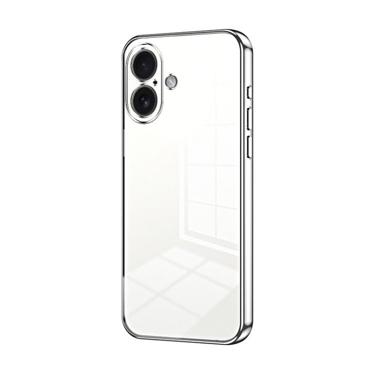 Transparent Plating Fine Hole Phone Case, For iPhone 17e / 16e, For iPhone 17 Pro Max, For iPhone 17 Pro, For iPhone 17, For iPhone Air, For iPhone 16 Pro Max