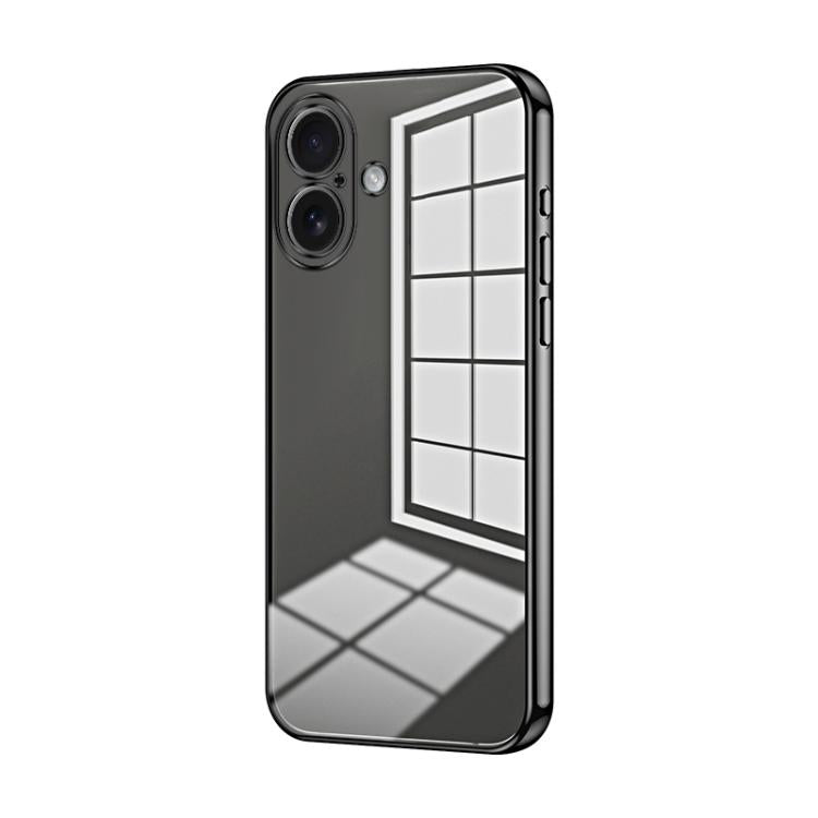 Transparent Plating Fine Hole Phone Case, For iPhone 17e / 16e, For iPhone 17 Pro Max, For iPhone 17 Pro, For iPhone 17, For iPhone Air, For iPhone 16 Pro Max