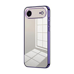 Transparent Plating Fine Hole Phone Case, For iPhone 17e / 16e, For iPhone 17 Pro Max, For iPhone 17 Pro, For iPhone 17, For iPhone Air, For iPhone 16 Pro Max