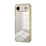 Transparent Plating Fine Hole Phone Case, For iPhone 17e / 16e, For iPhone 17 Pro Max, For iPhone 17 Pro, For iPhone 17, For iPhone Air, For iPhone 16 Pro Max