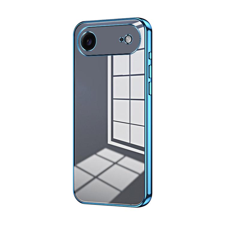 Transparent Plating Fine Hole Phone Case, For iPhone 17e / 16e, For iPhone 17 Pro Max, For iPhone 17 Pro, For iPhone 17, For iPhone Air, For iPhone 16 Pro Max
