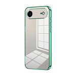 Transparent Plating Fine Hole Phone Case, For iPhone 17e / 16e, For iPhone 17 Pro Max, For iPhone 17 Pro, For iPhone 17, For iPhone Air, For iPhone 16 Pro Max
