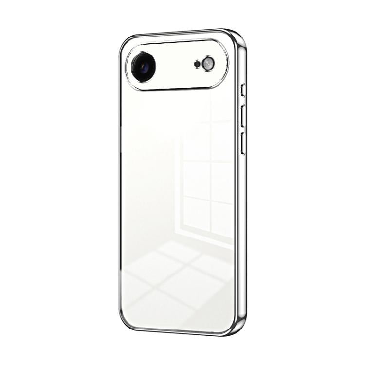 Transparent Plating Fine Hole Phone Case, For iPhone 17e / 16e, For iPhone 17 Pro Max, For iPhone 17 Pro, For iPhone 17, For iPhone Air, For iPhone 16 Pro Max