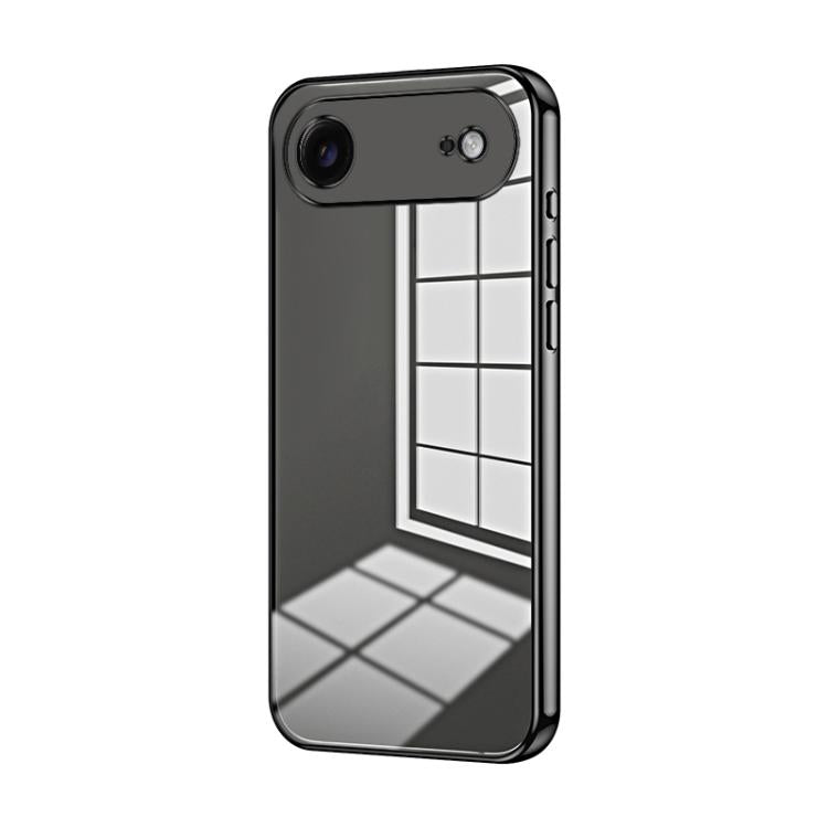 Transparent Plating Fine Hole Phone Case, For iPhone 17e / 16e, For iPhone 17 Pro Max, For iPhone 17 Pro, For iPhone 17, For iPhone Air, For iPhone 16 Pro Max