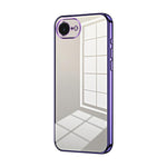 Transparent Plating Fine Hole Phone Case, For iPhone 17e / 16e, For iPhone 17 Pro Max, For iPhone 17 Pro, For iPhone 17, For iPhone Air, For iPhone 16 Pro Max