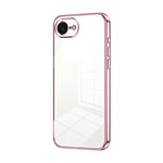 Transparent Plating Fine Hole Phone Case, For iPhone 17e / 16e, For iPhone 17 Pro Max, For iPhone 17 Pro, For iPhone 17, For iPhone Air, For iPhone 16 Pro Max