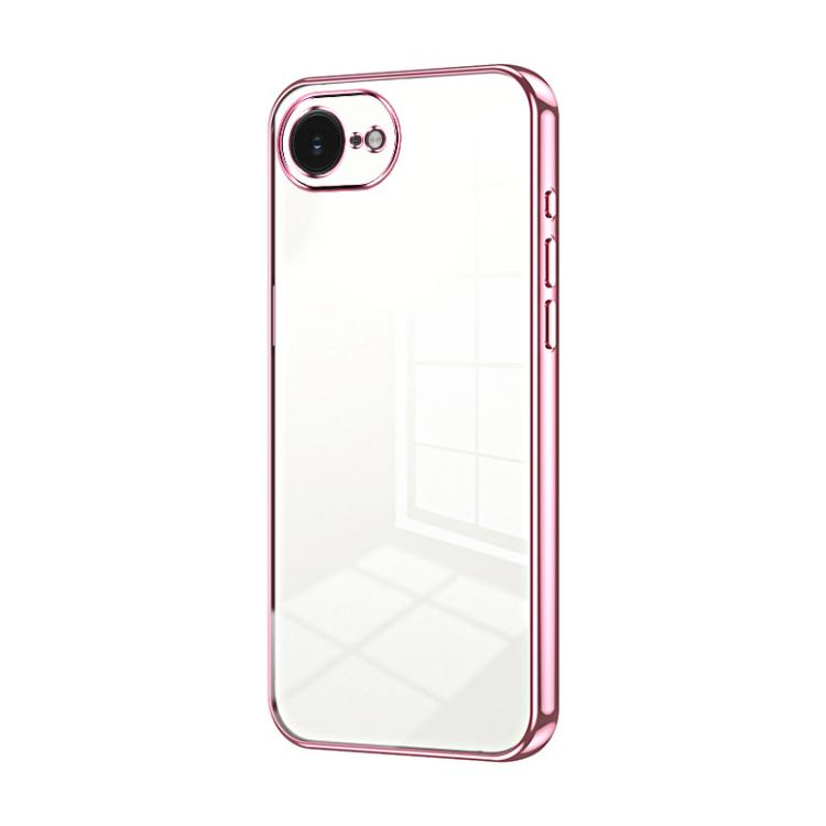Transparent Plating Fine Hole Phone Case, For iPhone 17e / 16e, For iPhone 17 Pro Max, For iPhone 17 Pro, For iPhone 17, For iPhone Air, For iPhone 16 Pro Max