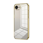 Transparent Plating Fine Hole Phone Case, For iPhone 17e / 16e, For iPhone 17 Pro Max, For iPhone 17 Pro, For iPhone 17, For iPhone Air, For iPhone 16 Pro Max