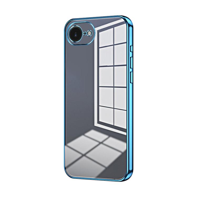 Transparent Plating Fine Hole Phone Case, For iPhone 17e / 16e, For iPhone 17 Pro Max, For iPhone 17 Pro, For iPhone 17, For iPhone Air, For iPhone 16 Pro Max