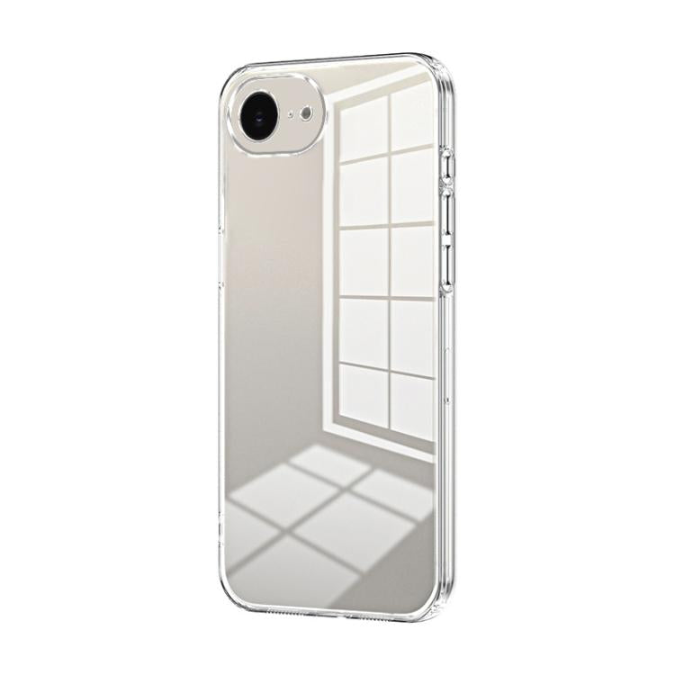 Transparent Plating Fine Hole Phone Case, For iPhone 17e / 16e, For iPhone 17 Pro Max, For iPhone 17 Pro, For iPhone 17, For iPhone Air, For iPhone 16 Pro Max