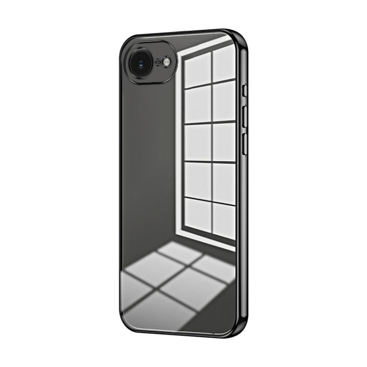 Transparent Plating Fine Hole Phone Case, For iPhone 17e / 16e, For iPhone 17 Pro Max, For iPhone 17 Pro, For iPhone 17, For iPhone Air, For iPhone 16 Pro Max