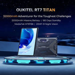 OUKITEL RT7 TITAN 4G 네트워크 IP68/IP69K 러기드 태블릿, 10.1인치 안드로이드 13 MediaTek MT8788 옥타 코어 듀얼 SIM 지원, EU 플러그, RT7 4G 8GB+256GB