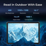 OUKITEL RT7 TITAN 4G 네트워크 IP68/IP69K 러기드 태블릿, 10.1인치 안드로이드 13 MediaTek MT8788 옥타 코어 듀얼 SIM 지원, EU 플러그, RT7 4G 8GB+256GB