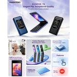 HAMTOD T8 4G Flip Phone, 2.8 inch + 1.77 inch, VoLTE, BT, SOS, OTG, EU Version