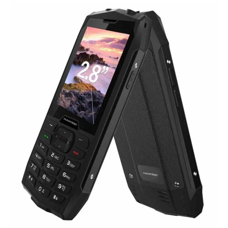 HAMTOD H3 러기드 폰, 2.8인치 T107 ARM CortexTM A7 쿼드 코어 1.0GHz, 네트워크: 4G, VoLTE, BT, SOS, EU 버전