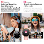 T86 여성 건강 1.27인치 스마트워치, BT 통화 / 생리 주기 / 심박수 / 혈압 / 혈당 / SOS 지원
