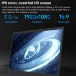 AK15U 15.6인치 울트라씬 노트북, 윈도우 10 인텔 프로세서 N95 쿼드 코어, 12GB+256GB, 12GB+512GB, 12GB+1TB, 16GB+256GB, 16GB+512GB, 16GB+1TB