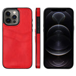 Litchi Leather Skin Card Slots Phone Case, For iPhone 13 Pro, For iPhone 13, For iPhone 12, For iPhone 12 Pro Max, For iPhone 12 Pro, For iPhone 11 Pro Max, For iPhone 11, For iPhone 11 Pro