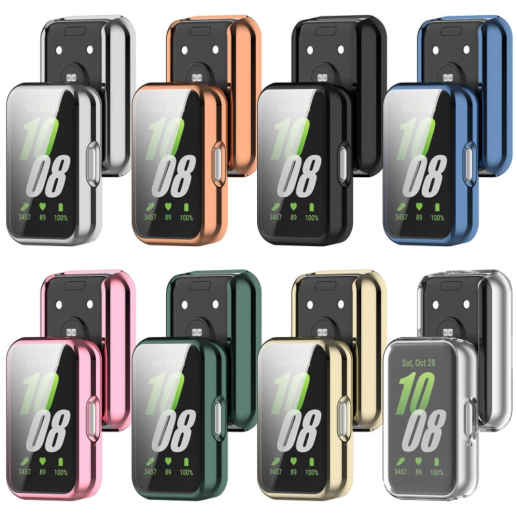 Full Coverage TPU Electroplated Watch Protective Case, For Samsung Galaxy Fit 3