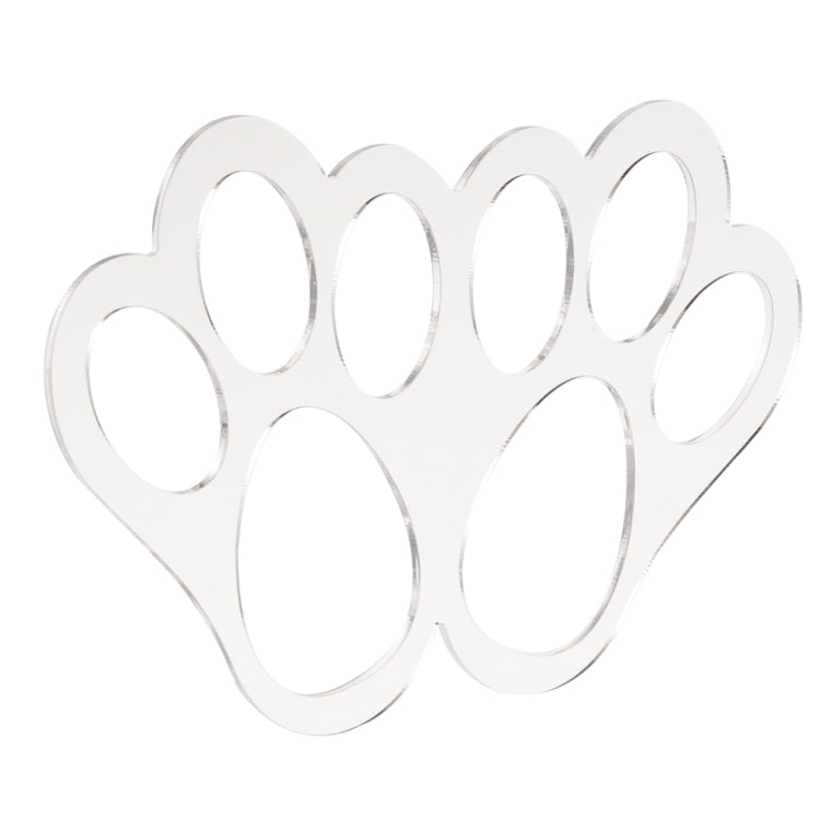 Acrylic Easter Decoration Rabbit Footprint Template, Single Footprint, Dual Footprint