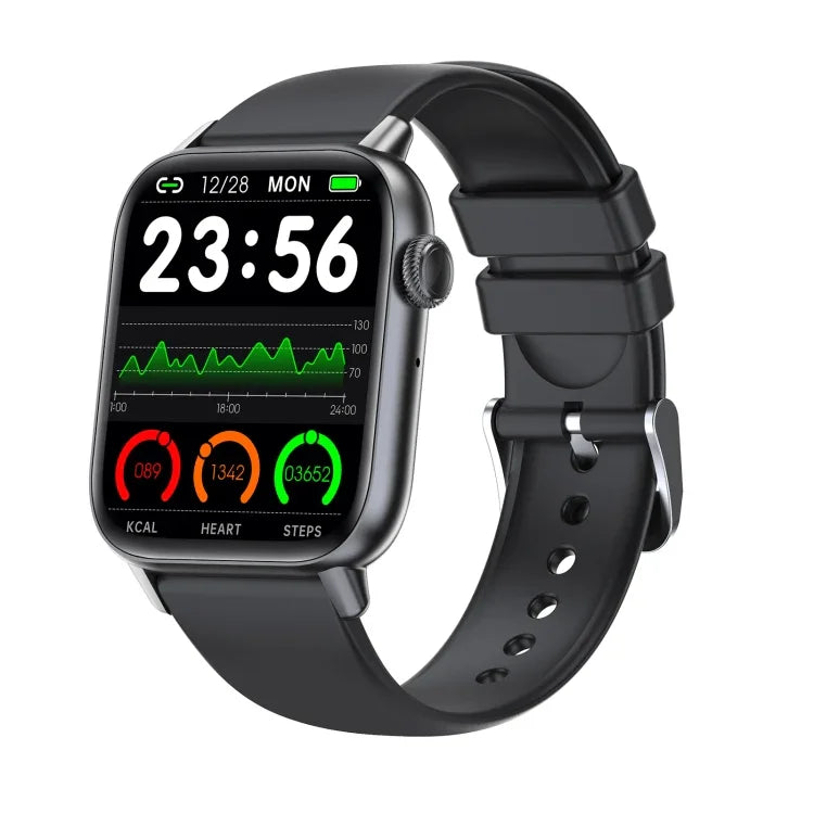 QS08 PRO 1.83인치 BT5.2 스마트 스포츠 워치, 수면 / 심박수 / 혈중 산소 / 체온 / 혈압 건강 모니터 지원