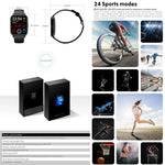 QS16 Pro 1.83인치 BT5.0 스마트 스포츠 워치, 블루투스 통화 / 수면 / 혈중 산소 / 체온 / 심박수 / 혈압 건강 모니터 지원