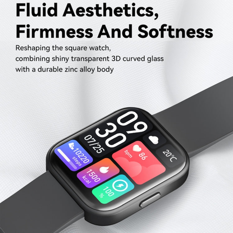 GS6 1.69 inch Runmefit  Pressure MET BT Call Smart Watch, Heart Rate / Blood Pressure / Body Temperature