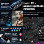 GS6 1.69 inch Runmefit  Pressure MET BT Call Smart Watch, Heart Rate / Blood Pressure / Body Temperature