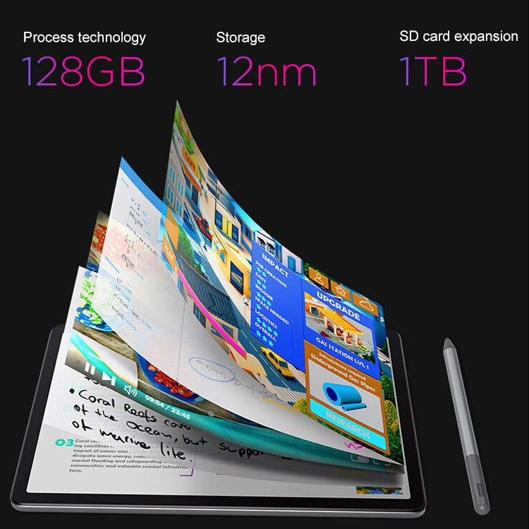 Lenovo K10 WiFi 태블릿 TB330FU, 10.95인치 안드로이드 13, MediaTek Helio G88 옥타 코어, 얼굴 인식 지원, K10 WiFi TB330FU