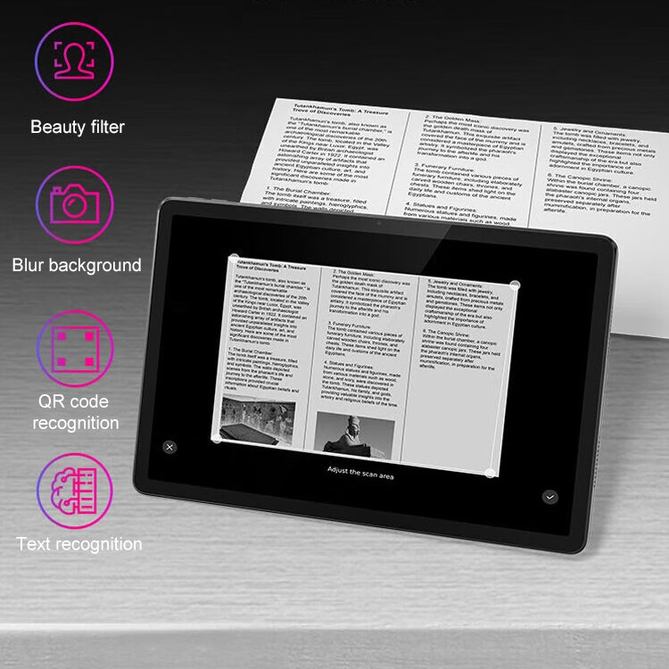 Lenovo K10 WiFi 태블릿 TB330FU, 10.95인치 안드로이드 13, MediaTek Helio G88 옥타 코어, 얼굴 인식 지원, K10 WiFi TB330FU