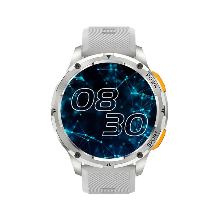 LEMFO AK59 1.43인치 AMOLED 원형 스크린 실리콘 스트랩 스마트워치