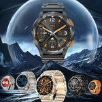 LEMFO AK59 1.43인치 AMOLED 원형 스크린 실리콘 스트랩 스마트워치