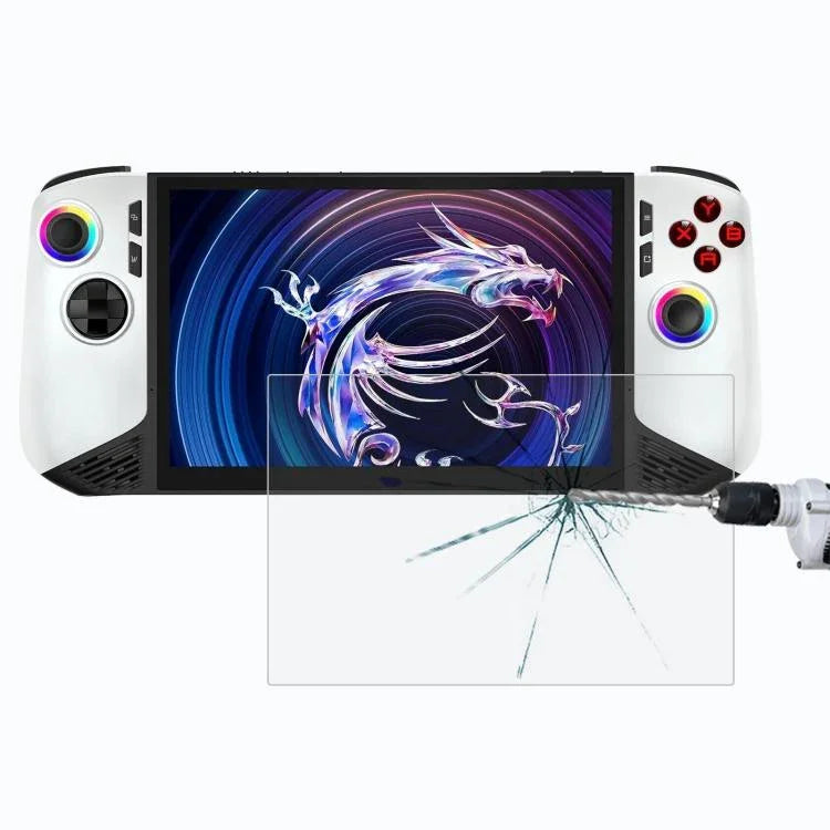 9H 0.3mm Explosion-proof Tempered Glass Film, For MSI Claw 8 AI+, For MSI Claw 7 inch Game Console