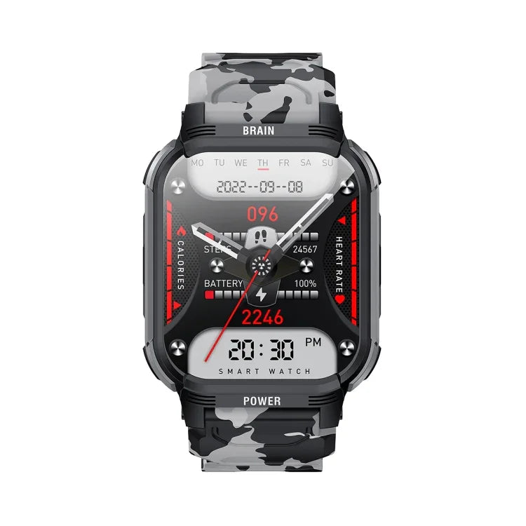 LEMFO LT08 1.85인치 TFT 스크린 스마트워치, 블루투스 통화 지원