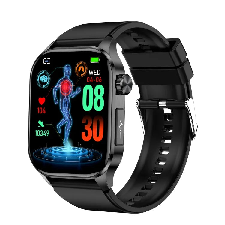 ET580 2.04인치 AMOLED 스크린 스포츠 스마트워치, 블루투스 통화 / 심전도 기능 지원
