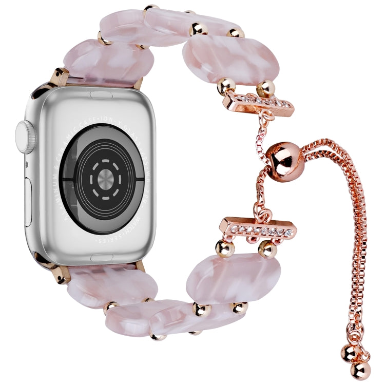 레진 수축 체인 시계 밴드, 애플 워치 시리즈 5 44mm용, 애플 워치 시리즈 5 40mm용