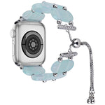 레진 수축 체인 시계 밴드, 애플 워치 시리즈 3 38mm용, 애플 워치 시리즈 3 42mm용